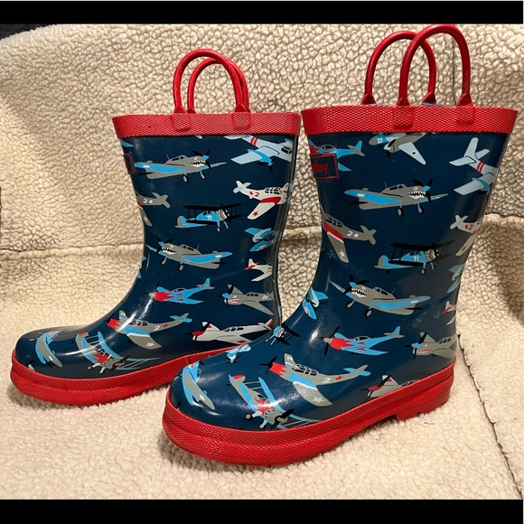 Hatley Other - Rain boots Airplanes Hatley Size 13